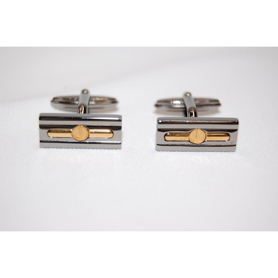 dunhill（ダンヒル） dロゴ カフス タイピン セット （シルバーx