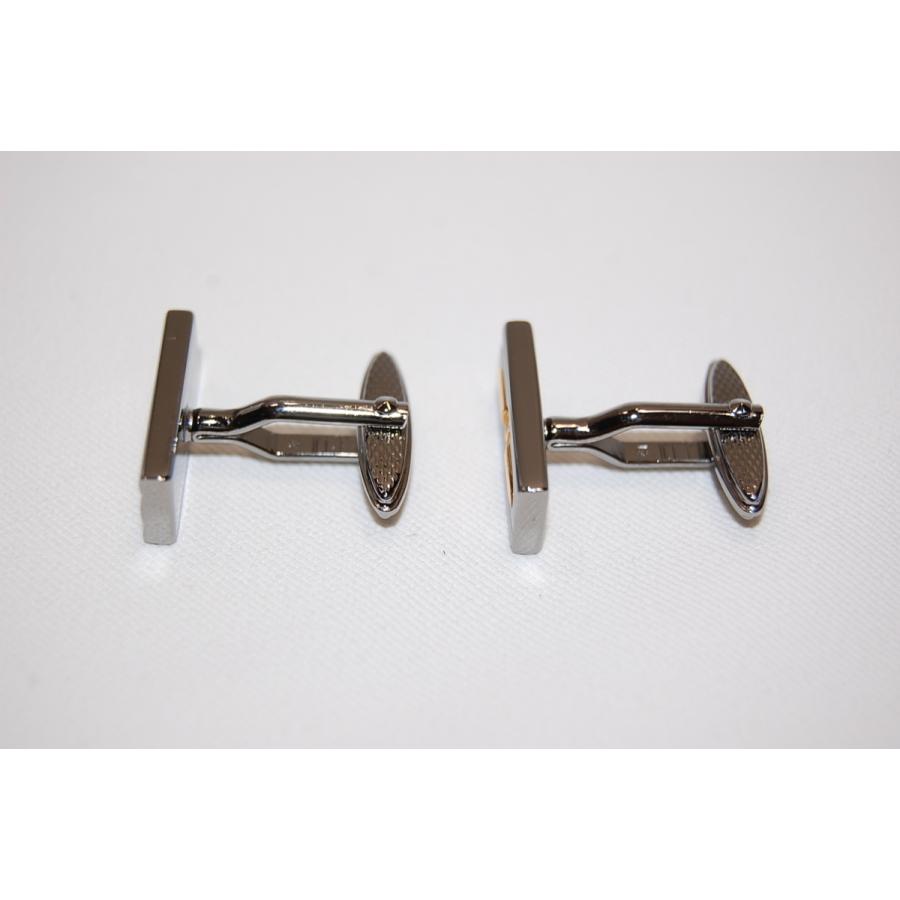 dunhill（ダンヒル） dロゴ カフス タイピン セット （シルバーx