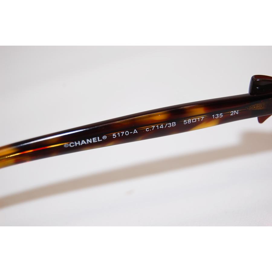 CHANEL（シャネル） 5170A ブラウンべっ甲柄 リボン サングラス