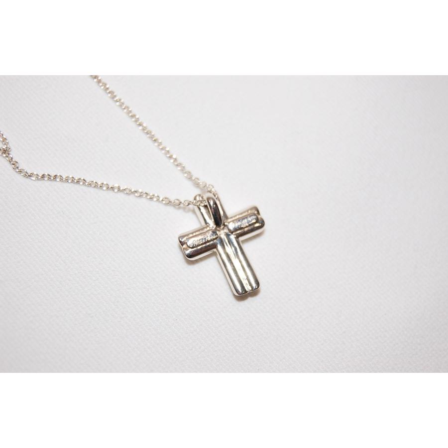 美品 オールドティファニー テンダネスハート クロス ネックレス シルバー925 TIFFANY&Co.（ティファニー） TIFFANY＆CO テンダネスハート
