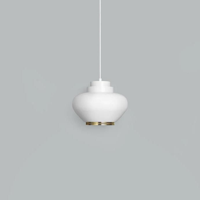 914A333/BRASS artek（アルテック）TURNIP ターニップ ペンダント照明  カブ TURNIP 真鍮 （1950's） ヤマギワ 3年保証の画像