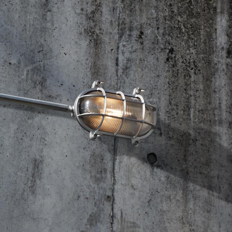 BR-5025 アートワークスタジオ ARTWORKSTUDIO ウォールランプ Beach house-oval wall lamp L 船舶照明 防雨 マリン 【要電気工事】 3年保証の画像