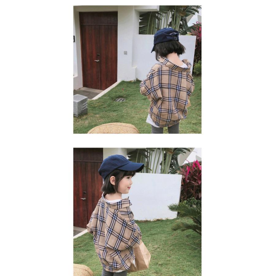 子供服 チェック柄 シャツ キッズ 長袖 ネルシャツ バーバリー風 韓国子供服 Lvn002 Lavons 通販 Yahoo ショッピング