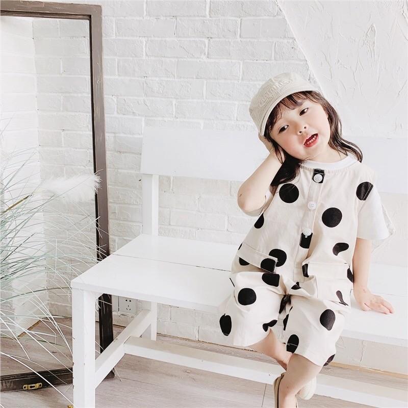 子供服 大人気 ドット柄 水玉 オーバーオール サロペット 女の子 男の子 おしゃれ キッズ Lvn040 Lavons 通販 Yahoo ショッピング