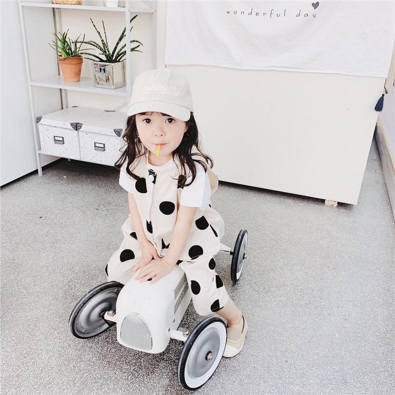 子供服 大人気 ドット柄 水玉 オーバーオール サロペット 女の子 男の子 おしゃれ キッズ Lvn040 Lavons 通販 Yahoo ショッピング