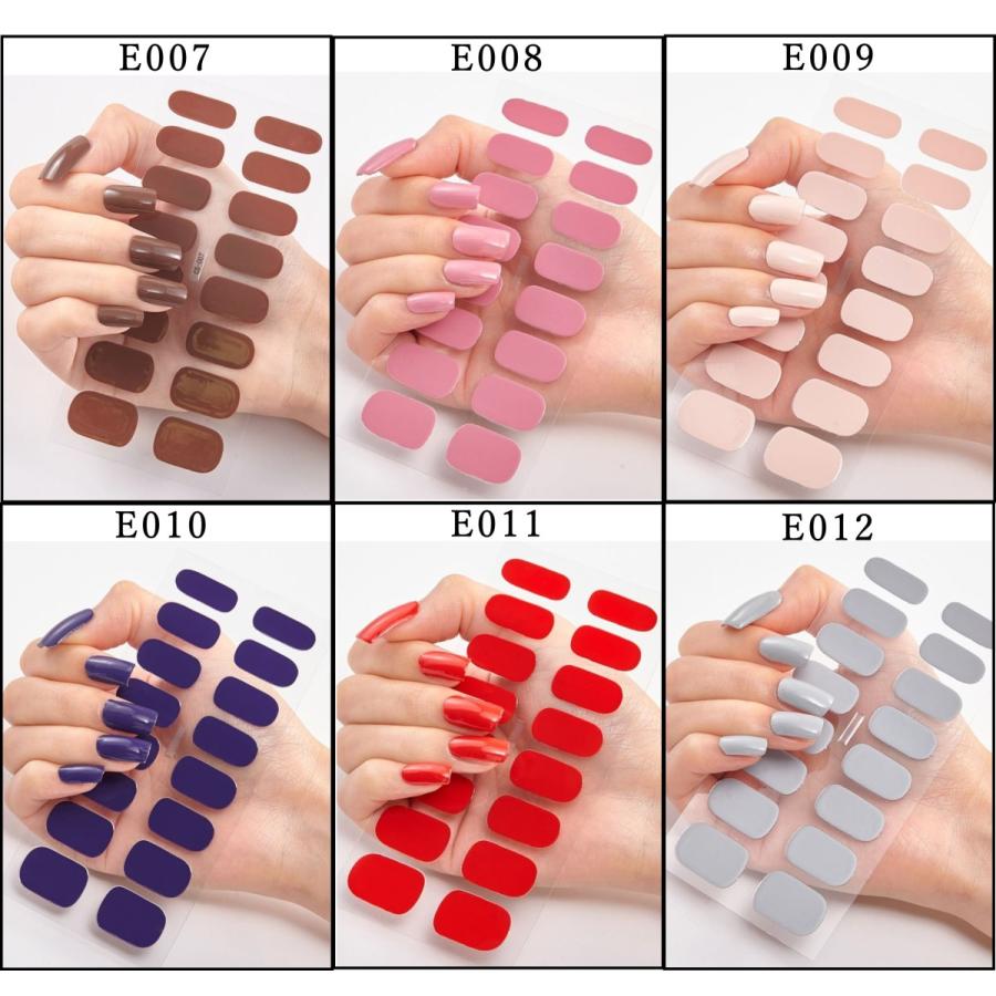 ネイルシール 貼るだけ 簡単 手 指 単色 シンプル ネイルアート セルフネイル ペディネイル B 0272 Handmade Amane 通販 Yahoo ショッピング