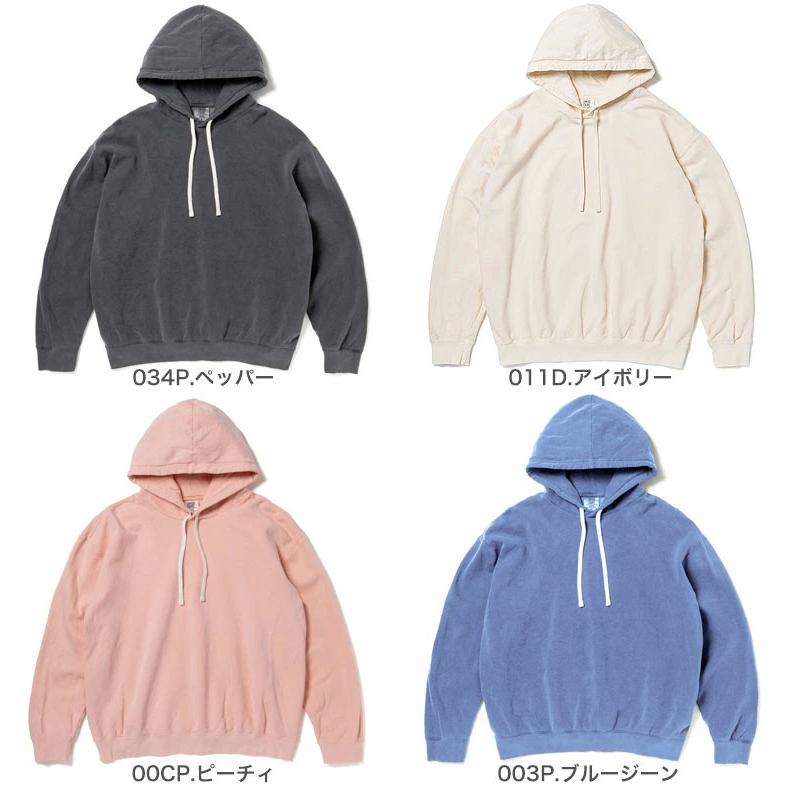COMFORT COLORS コンフォートカラーズ 6.4oz ガーメントダイ ピグメント加工 ヴィンテージ フーデッド スウェットシャツ プルパーカー パーカー 1467 ピグメント | COMFORT COLORS | 02