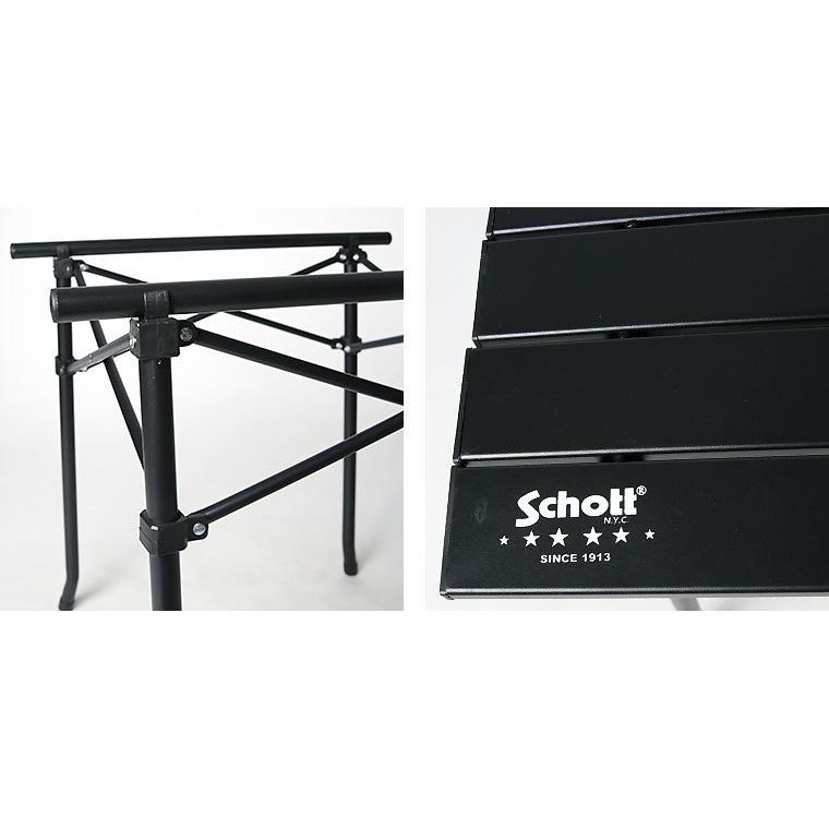 Schott ショット 折りたたみ アルミテーブル アウトドア 机 軽量 コンパクト 耐荷重20kg 3129124｜lax｜08