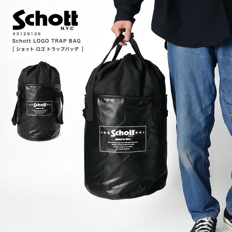 Schott N.Y.C（ショット） 【ポイント10倍】Schott ロゴ タープバッグ