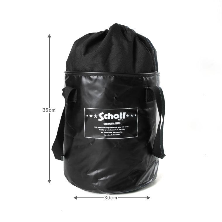 Schott N.Y.C（ショット） 【ポイント10倍】Schott ロゴ タープバッグ