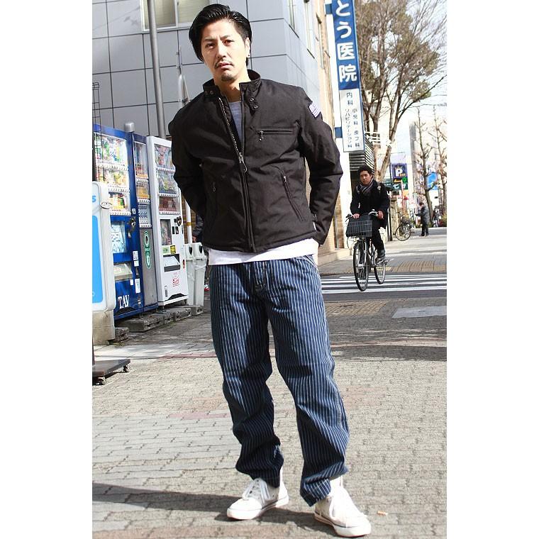 Schott ショット ヒッコリーパンツ バイカーパンツ 皮ジャン皮パンのlax 通販 Yahoo ショッピング
