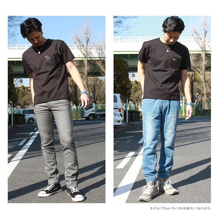 Schott ショット 別注 限定 DEER POCKET ONE STAR レザーポケット ワンスター Ｔシャツ 3163030 3173042｜lax｜14