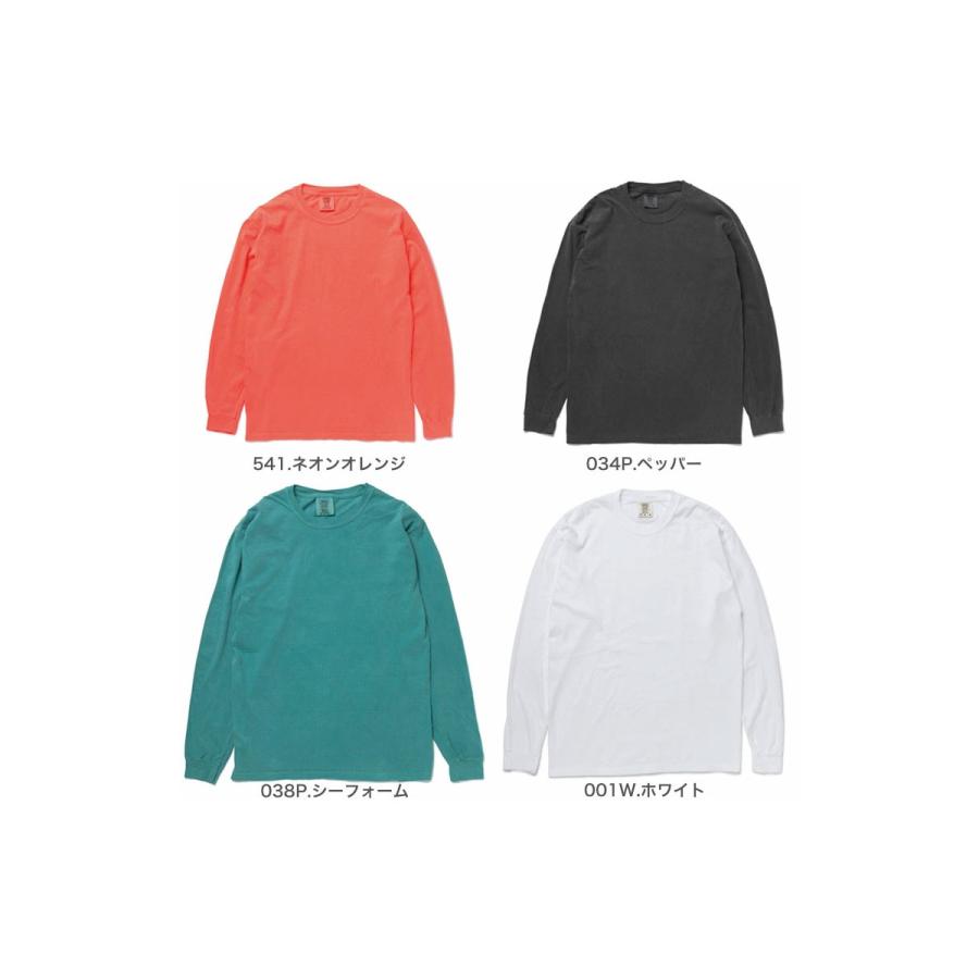 COMFORT COLORS コンフォートカラーズ 6014 6.1oz リングスパン ガーメントダイ Ｔシャツ 後染め ピグメント 長袖 | COMFORT COLORS | 03