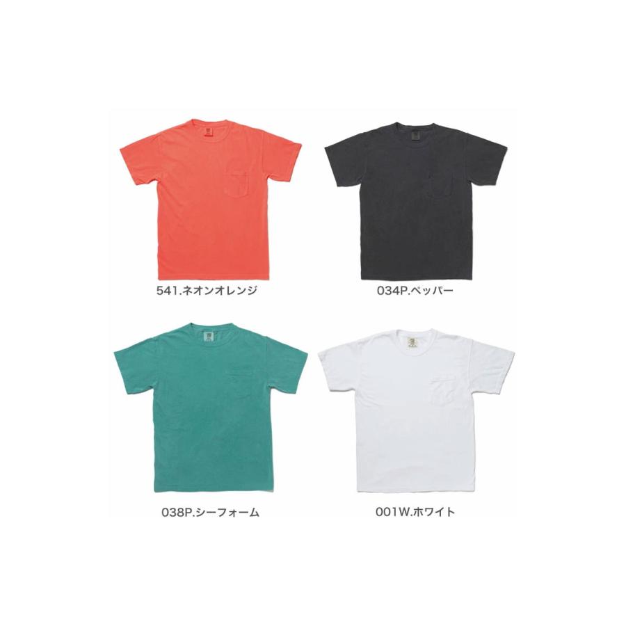COMFORT COLORS コンフォートカラーズ 6030 アダルト 6.1oz リングスパン ガーメントダイ Ｔシャツ 後染め ピグメント ポケット 半袖 | COMFORT COLORS | 03