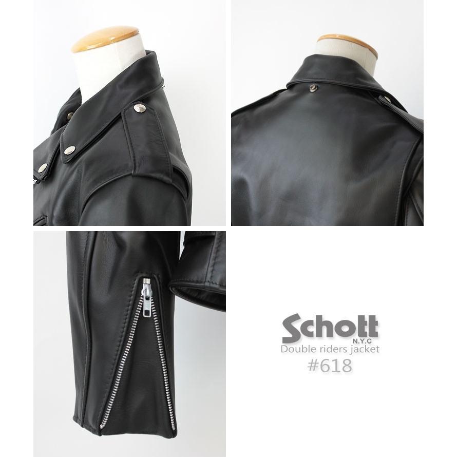 Schott N.Y.C 大きいサイズ ショット ダブルライダース 618【USA Schott N.Y.C 大きいサイズ ショット ダブルライダース 618【USA