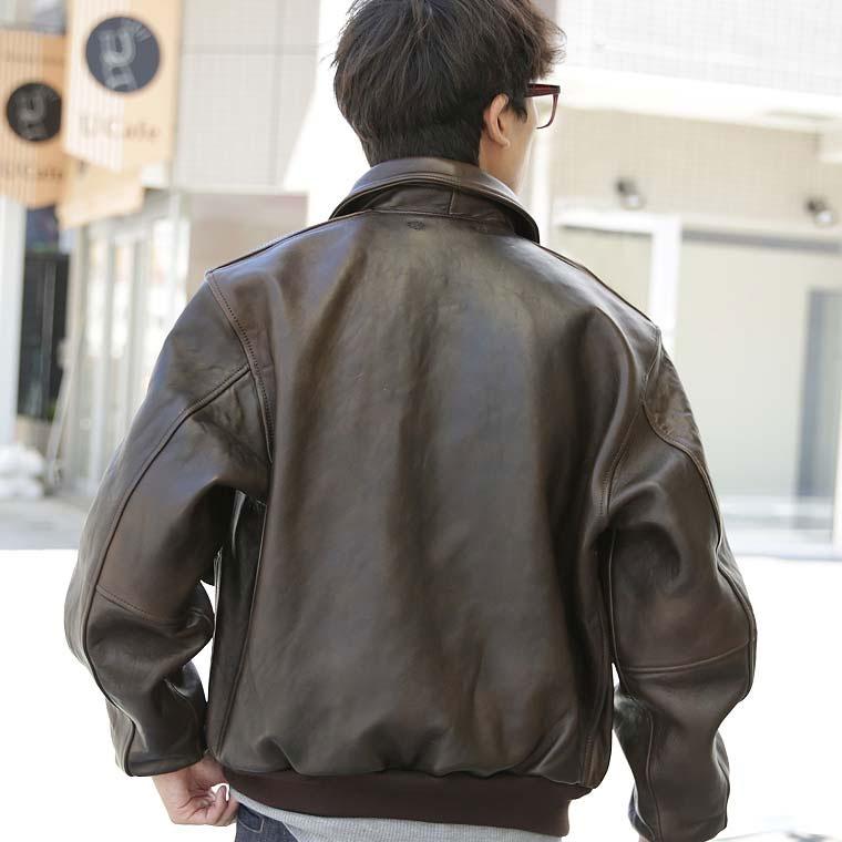 AVIREX アヴィレックス アビレックス A-2 ANTIQUE LAMB A-2ジャケット ラムレザー フライトジャケット ミリタリージャケット 7833950011 7834950018の画像