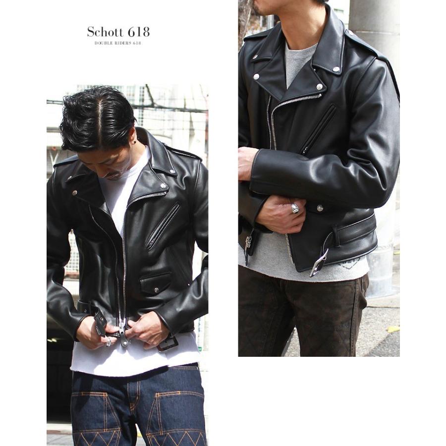 Schott N.Y.C ショット ダブルライダース 618 【USAモデル Schott N.Y.C ショット ダブルライダース 618 【USAモデル