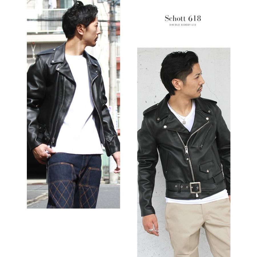 Schott N.Y.C ショット ダブルライダース 618 【USAモデル Schott N.Y.C ショット ダブルライダース 618 【USAモデル