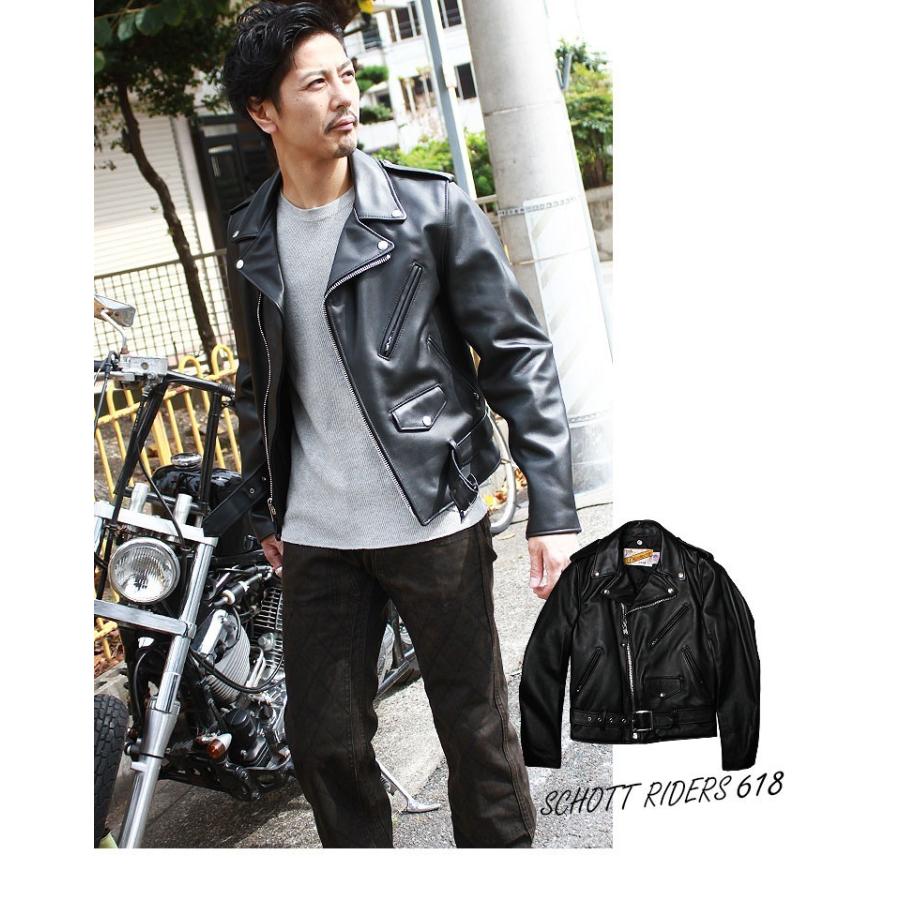 Schott N.Y.C ショット ダブルライダース 618 【USAモデル Schott N.Y.C ショット ダブルライダース 618 【USAモデル