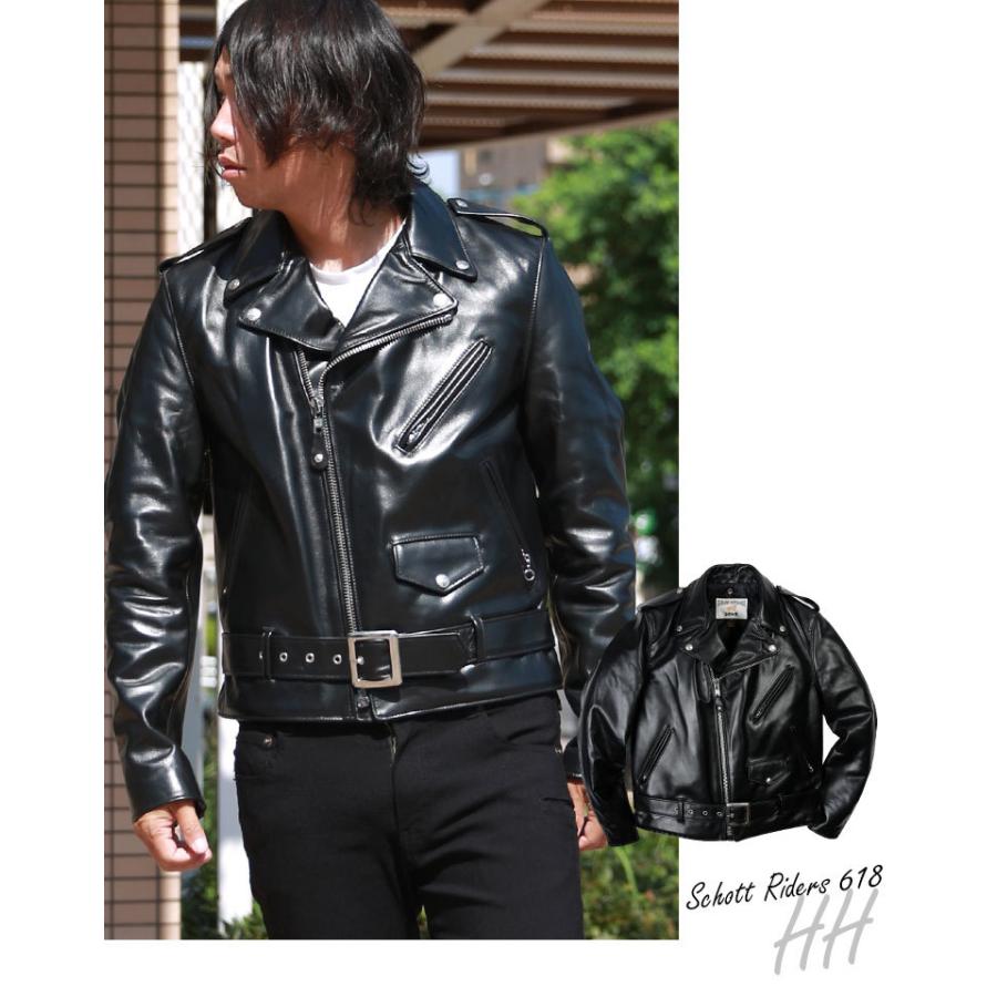 Schott N.Y.C ショット ダブルライダース 618HH 【USAモデル Schott N.Y.C ショット ダブルライダース 618HH 【USAモデル