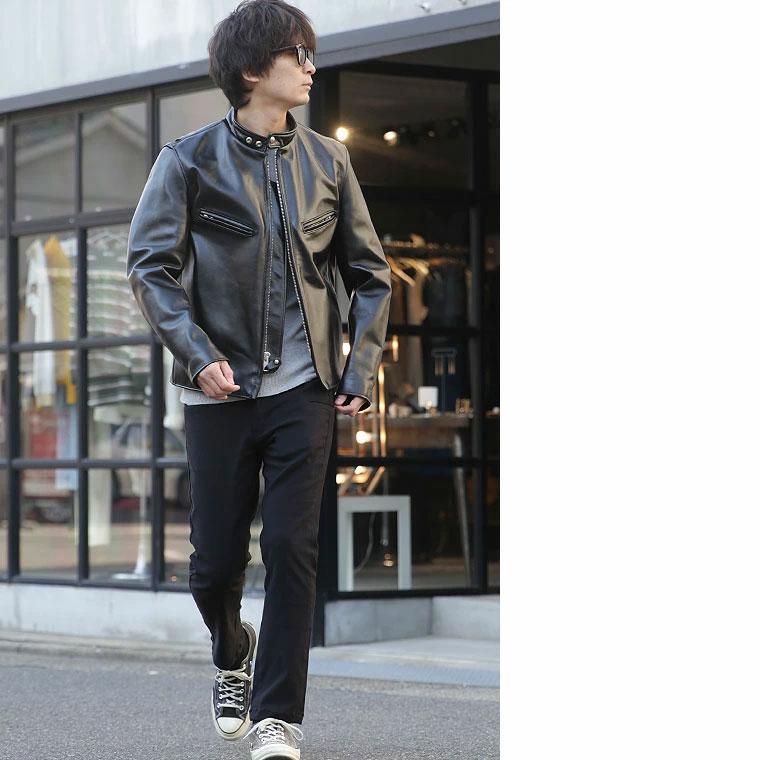 Schott N.Y.C（ショット） 【ポイント10倍】Schott 馬革 シングル