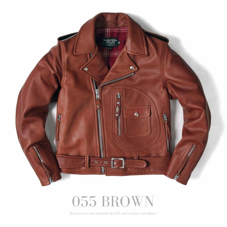 Schott N.Y.C（ショット） Schott ニューネイキッド Dポケット ダブル