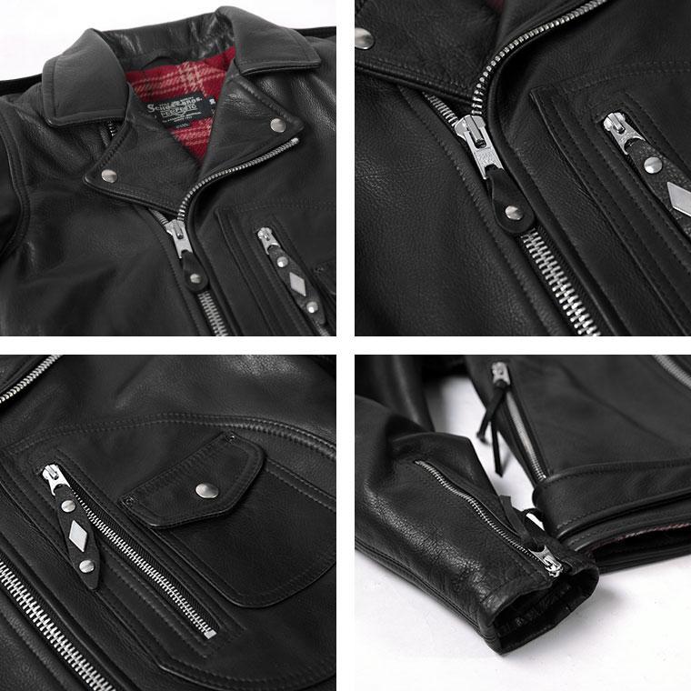 Schott N.Y.C（ショット） Schott ニューネイキッド Dポケット ダブル
