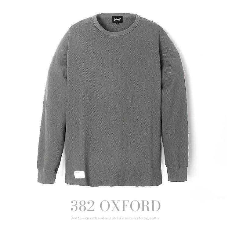 Schott N.Y.C（ショット） Schott LS HONEYCOMB CREWNECK T ハニカム