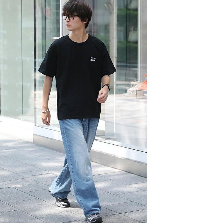 Schott N.Y.C（ショット） Schott WORK LABEL POCKET SS TEE ワーク