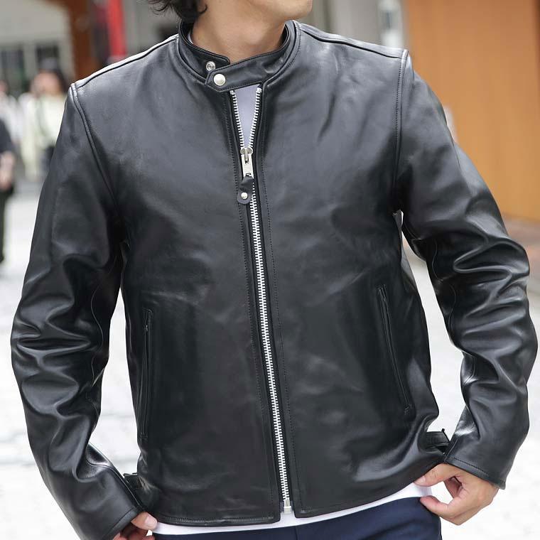 Schott ショット シングルライダース カフェレーサー シープ アウター レザージャケット シングルライダース 革ジャン 3111052 7823950078 7825950011の画像