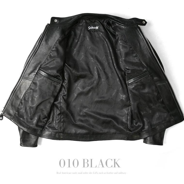 Schott ショット シングルライダース カフェレーサー シープ アウター レザージャケット シングルライダース 革ジャン 3111052 7823950078 7825950011の画像
