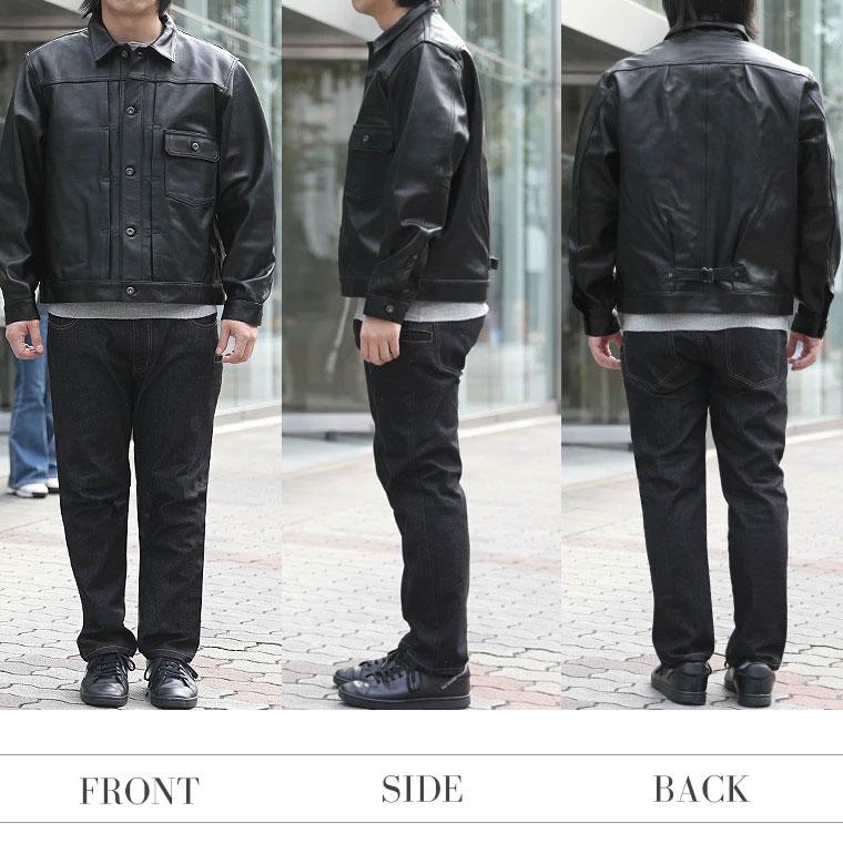 Schott ショット SHEEP LEATHER 1st TRACKER JACKET シープレザー1stトラッカージャケット 革ジャン ワーク Gジャン 7823150012 7825950015の画像