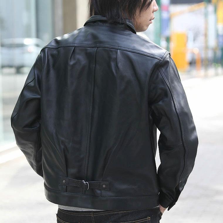 Schott ショット SHEEP LEATHER 1st TRACKER JACKET シープレザー1stトラッカージャケット 革ジャン ワーク Gジャン 7823150012 7825950015の画像