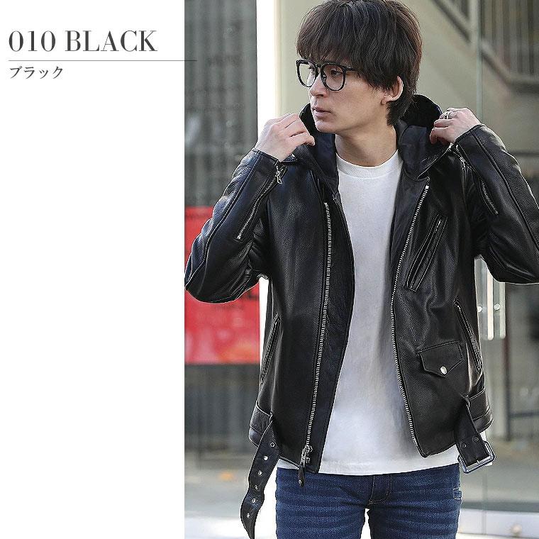 Schott ショット 503HDT HOODED ONESTAR フードワンスター レザー フルジップ パーカー 革ジャン レザーパーカー フード バイカー 本革  7823950106  7825950024の画像