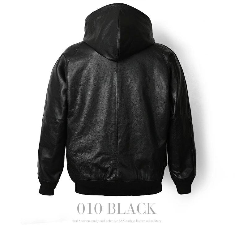 Schott N.Y.C（ショット） 【ポイント10倍】Schott レザー フーデッド