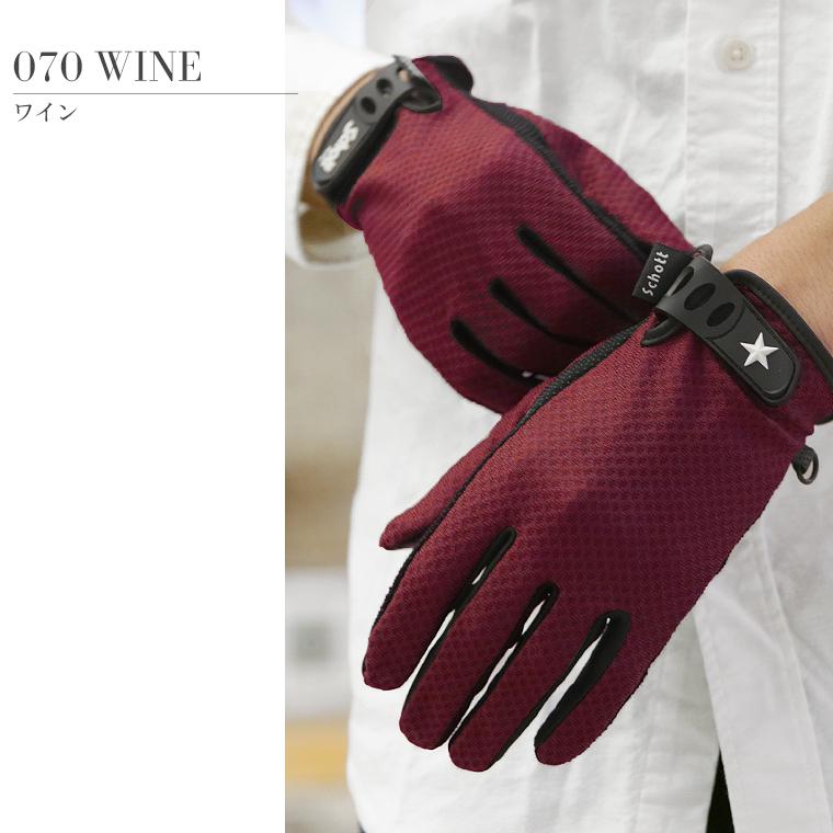 Schott N.Y.C（ショット） 【ポイント10倍】Schott SUMMER GLOVE