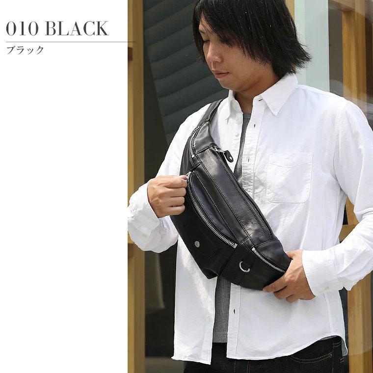 Schott ショット RIDERS LEATHER BODY BAG ライダース ショルダーバッグ 革カバン バッグ ボディバッグ 通勤 通学 プレゼント バイカー  3169013  7825976010の画像
