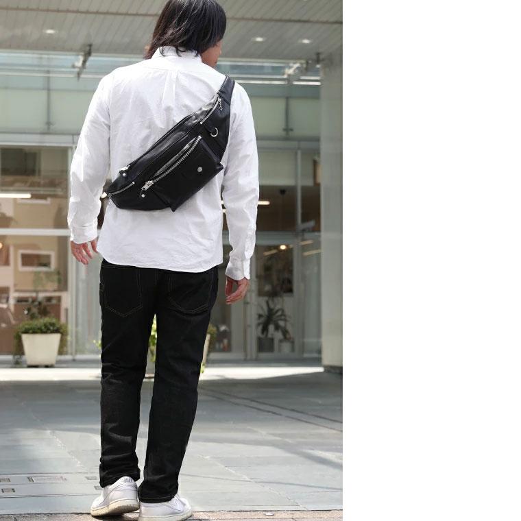 Schott ショット RIDERS LEATHER BODY BAG ライダース ショルダーバッグ 革カバン バッグ ボディバッグ 通勤 通学 プレゼント バイカー  3169013  7825976010の画像