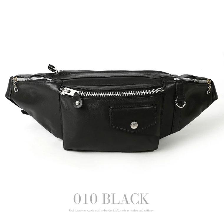 Schott ショット RIDERS LEATHER BODY BAG ライダース ショルダーバッグ 革カバン バッグ ボディバッグ 通勤 通学 プレゼント バイカー  3169013  7825976010の画像