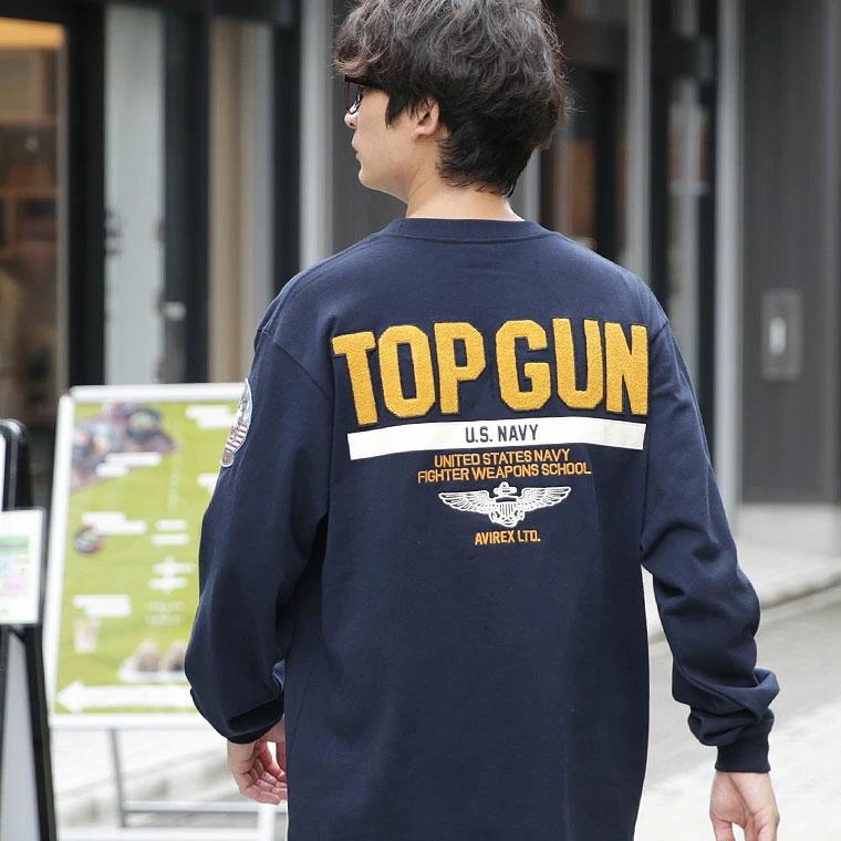 AVIREX（アヴィレックス） アビレックス TOPGUN 長袖 Tシャツ 