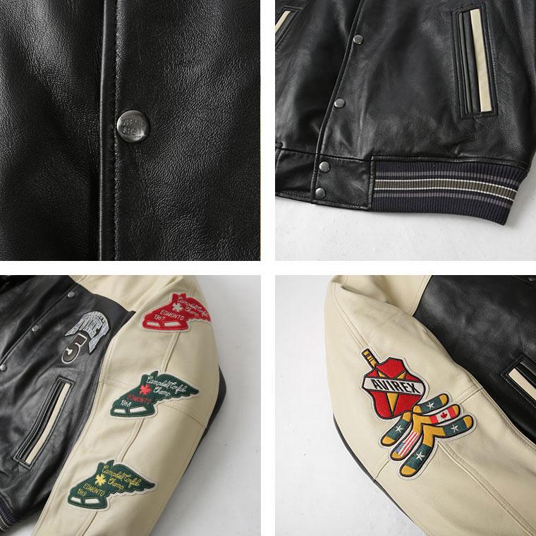 【ポイント10倍】AVIREX アビレックス アヴィレックス  STADIUM JACKET WILD BEARS スタジアム ジャケット ワイルド ベアーズ レザージャケット 7833950013 2025の画像