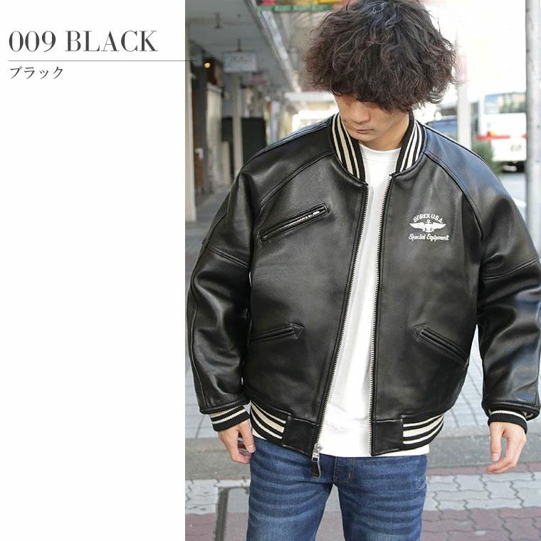 【ポイント10倍】AVIREX アビレックス バーシティジャケット 羊革 VARSITY JACKET 6181032 7834950015の画像