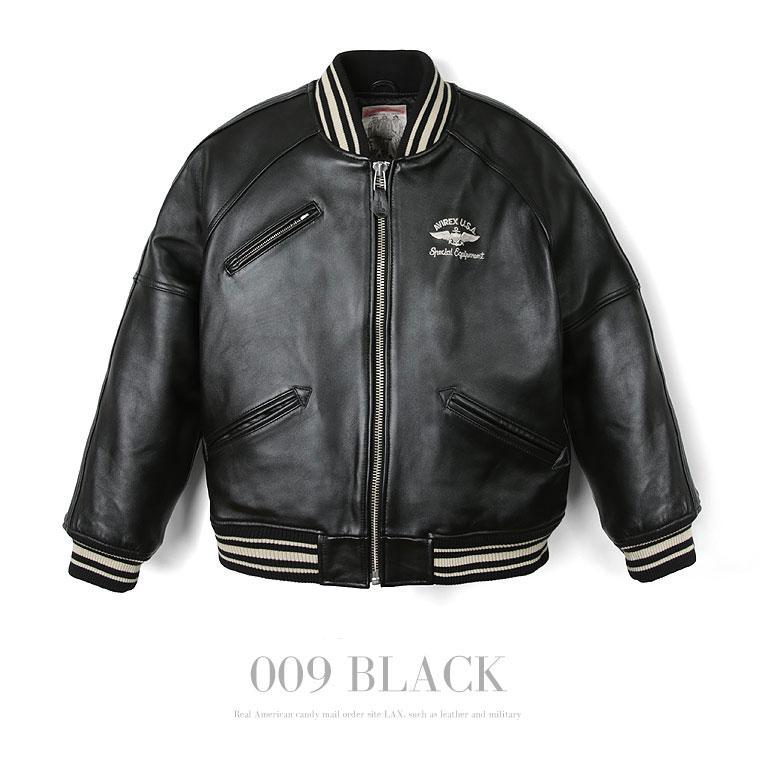 【ポイント10倍】AVIREX アビレックス バーシティジャケット 羊革 VARSITY JACKET 6181032 7834950015の画像