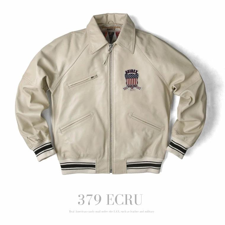 【ポイント10倍】AVIREX アビレックス アヴィレックス VARSITY バーシティ バーシティー ヴァーシティ ヴァーシティー レザージャケット ラムレザー 7834950016の画像
