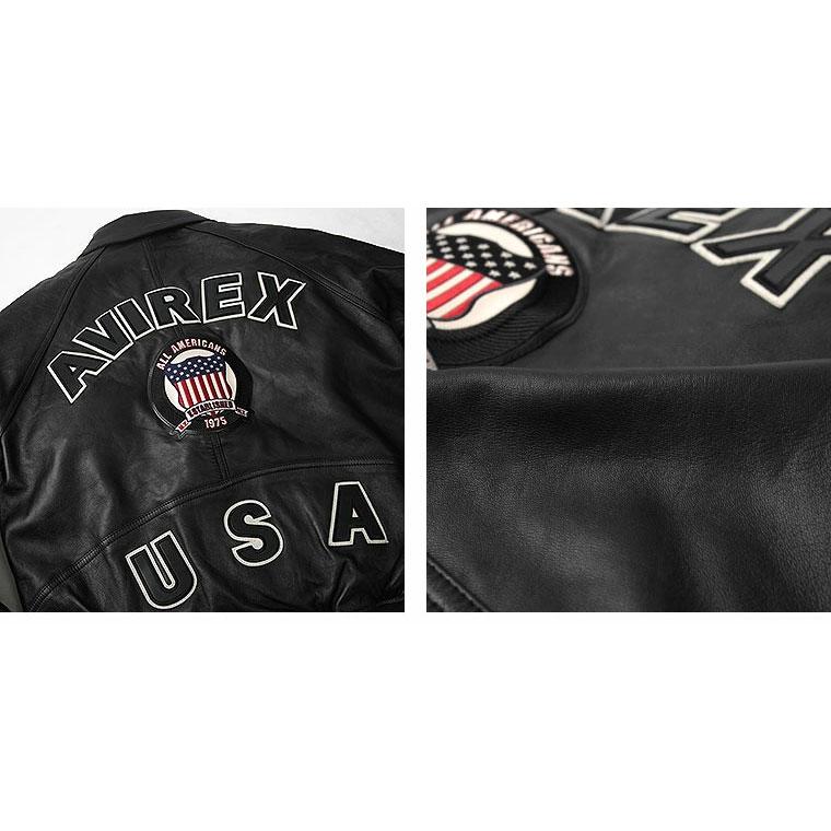 【ポイント10倍】AVIREX アビレックス アヴィレックス VARSITY バーシティ バーシティー ヴァーシティ ヴァーシティー レザージャケット ラムレザー 7834950016の画像