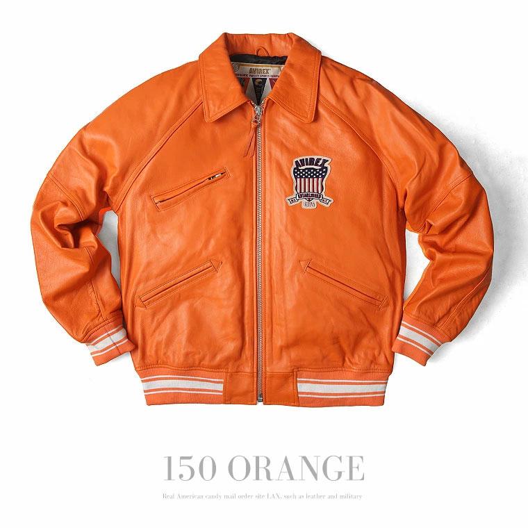 【ポイント10倍】AVIREX アビレックス アヴィレックス VARSITY バーシティ バーシティー ヴァーシティ ヴァーシティー レザージャケット ラムレザー 7834950016の画像