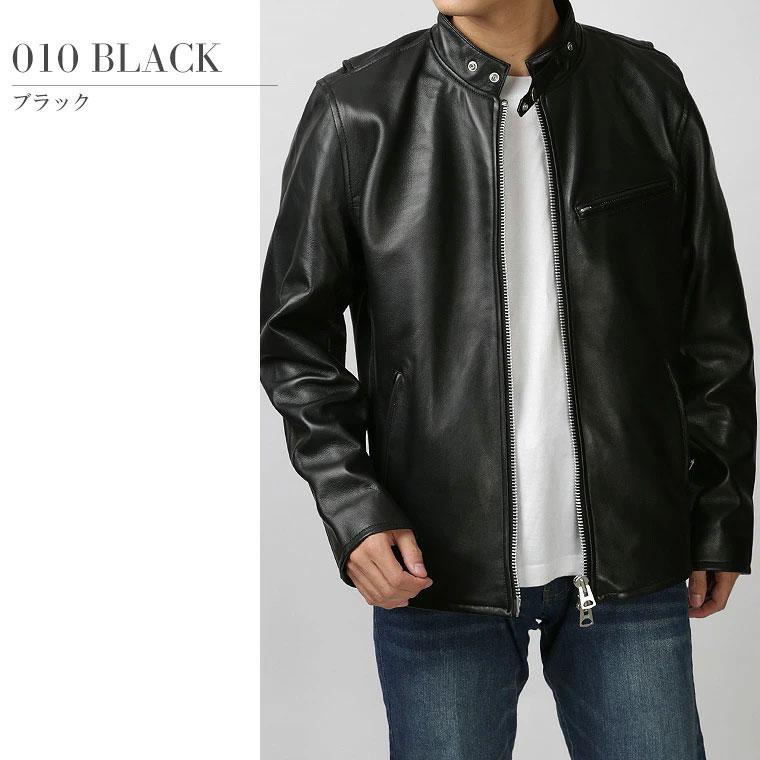 【ポイント10倍】Retro Grade レトログレード シングル ライダースジャケット SCHOTT 641 ブラック 羊革 本革 レザー 革ジャン 7933950010【返品・交換不可】の画像