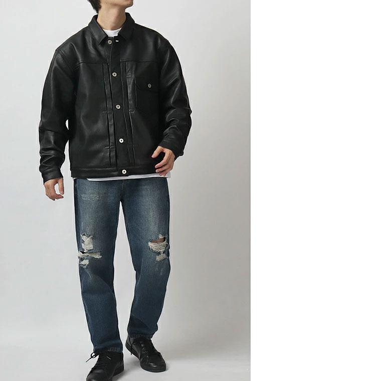 【ポイント10倍】Retro Grade レトログレード ゴートレザー 1st 1stタイプ ジャケット SCHOTT AVIREX 本革 レザー アウター 革 7934950005【返品・交換不可】の画像