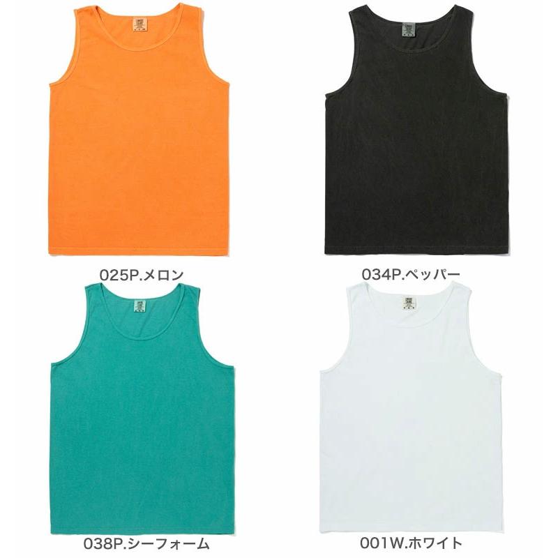 COMFORT COLORS コンフォートカラーズ 6020 アダルト 6.1oz リングスパン ガーメントダイ  タンクトップＴシャツ 後染め ピグメント 9360 | COMFORT COLORS | 03