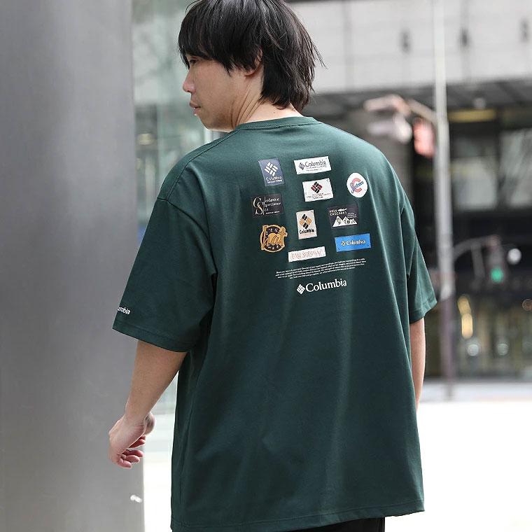 Columbia コロンビア Ｔシャツ スタックブルックグラフィック Tシャツ 半袖Tシャツ プリント バックロゴ 登山 ハイキング キャンプ フェス 夏  PG7093 | Columbia | 10